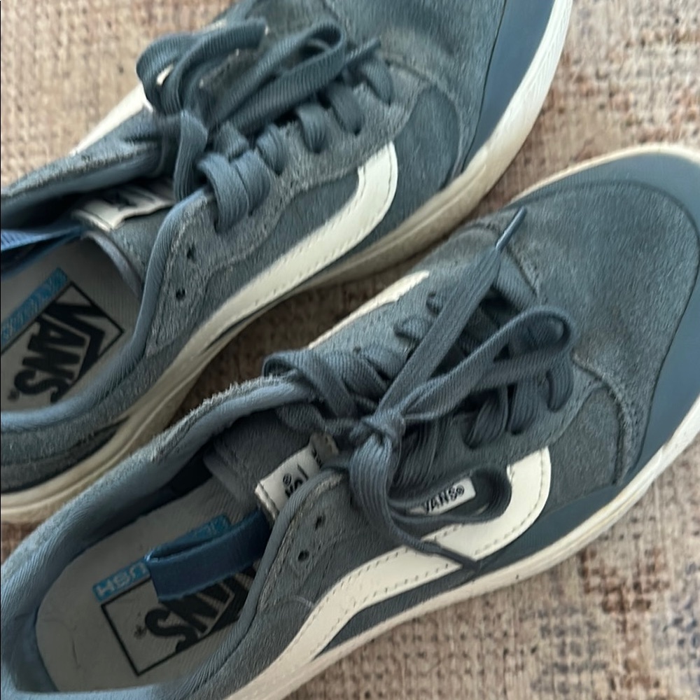 Vans Blue and White Classic Sneakers